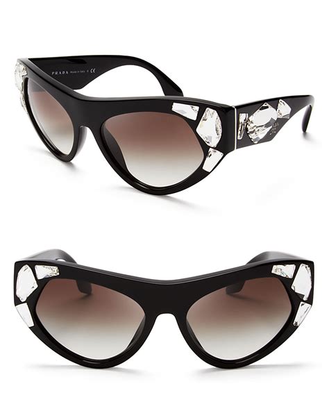 cat eye eyeglasses prada